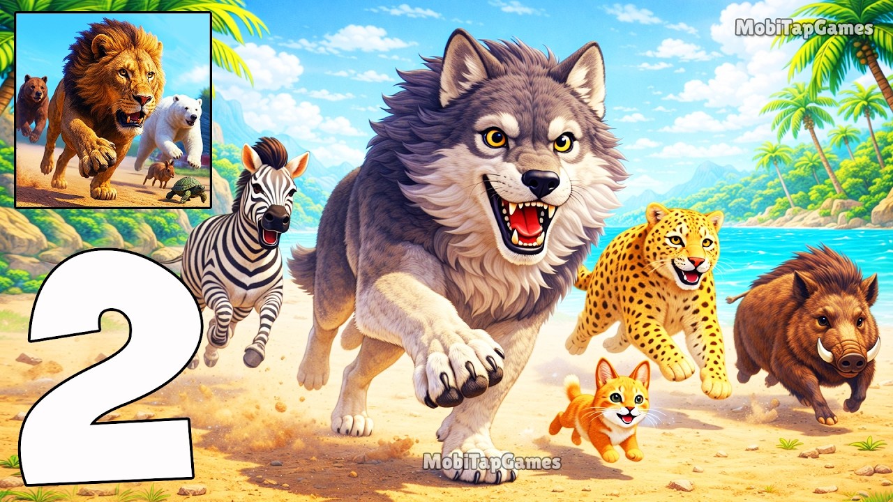 Animal Run Wild Race – Wild Animal Racing Challenge Gameplay Part 2 (iOS, Android)