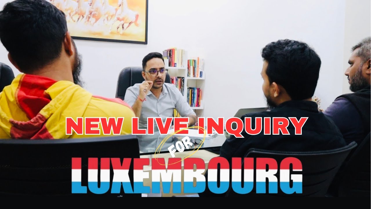 Live Inquiry for Luxembourg Work Permit | Jobs in Europe 🇪🇺| Jobs in Luxembourg | #europe #visa #job