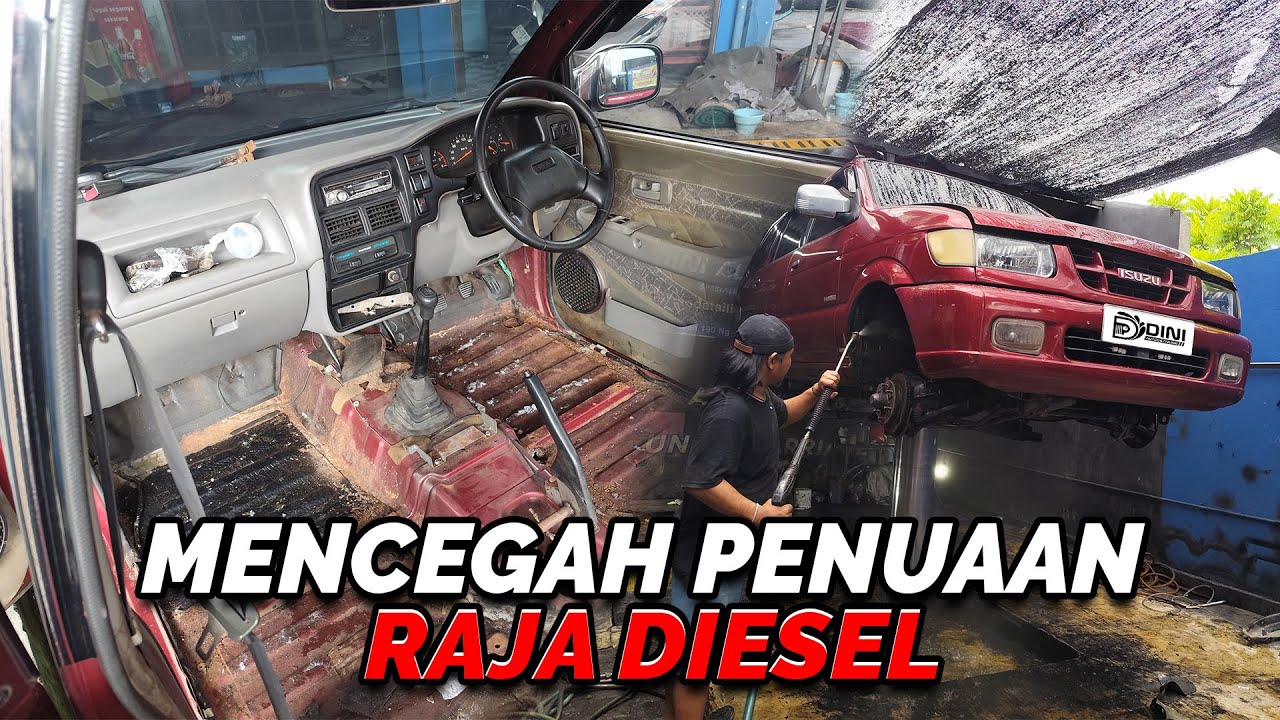 King Diesel dari Blora! Salon Total & Anti Karat Isuzu Panther