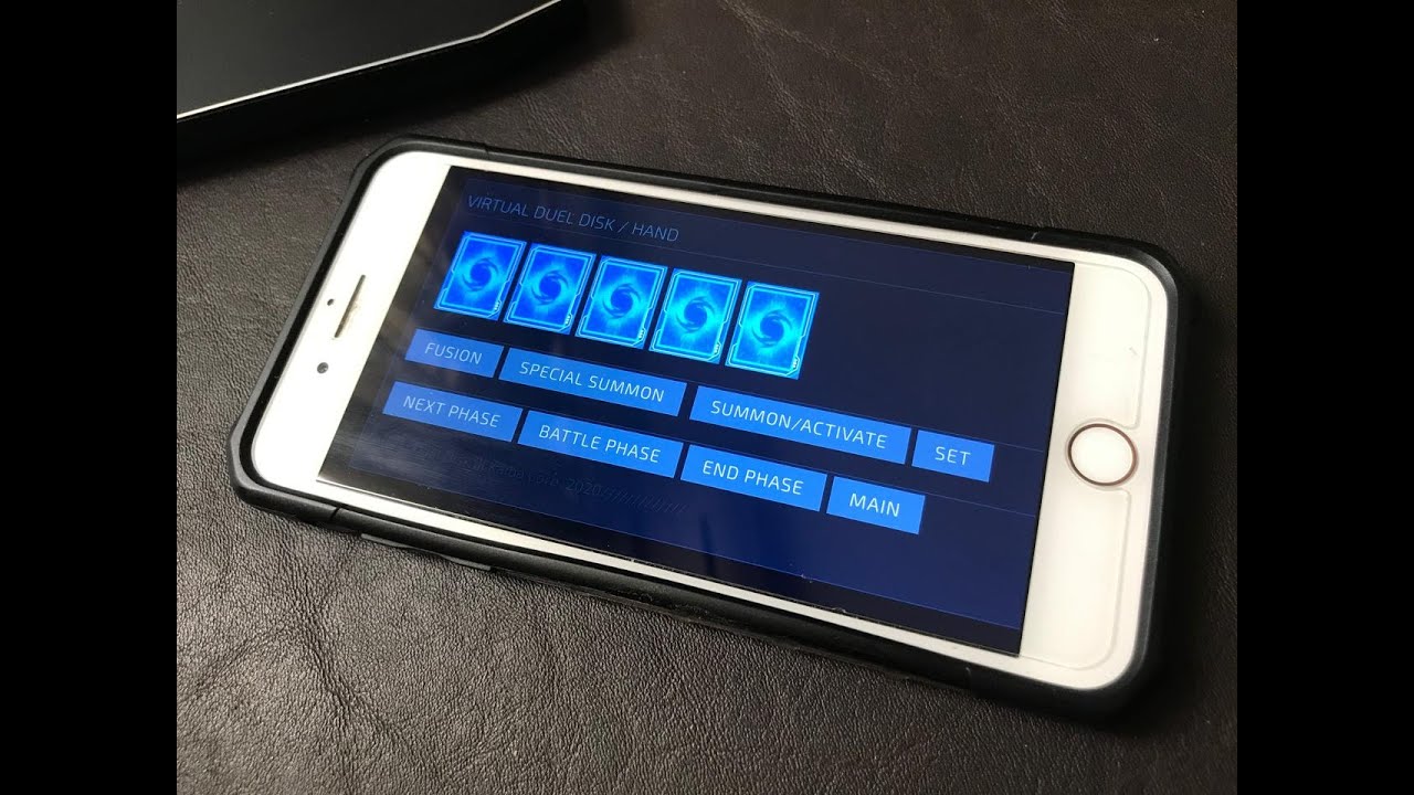Duel Links Phone interface as Duel Disk