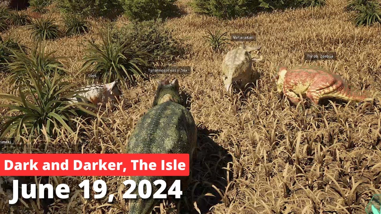 DARKER DINO SQUAD [Dark and Darker, The Isle]