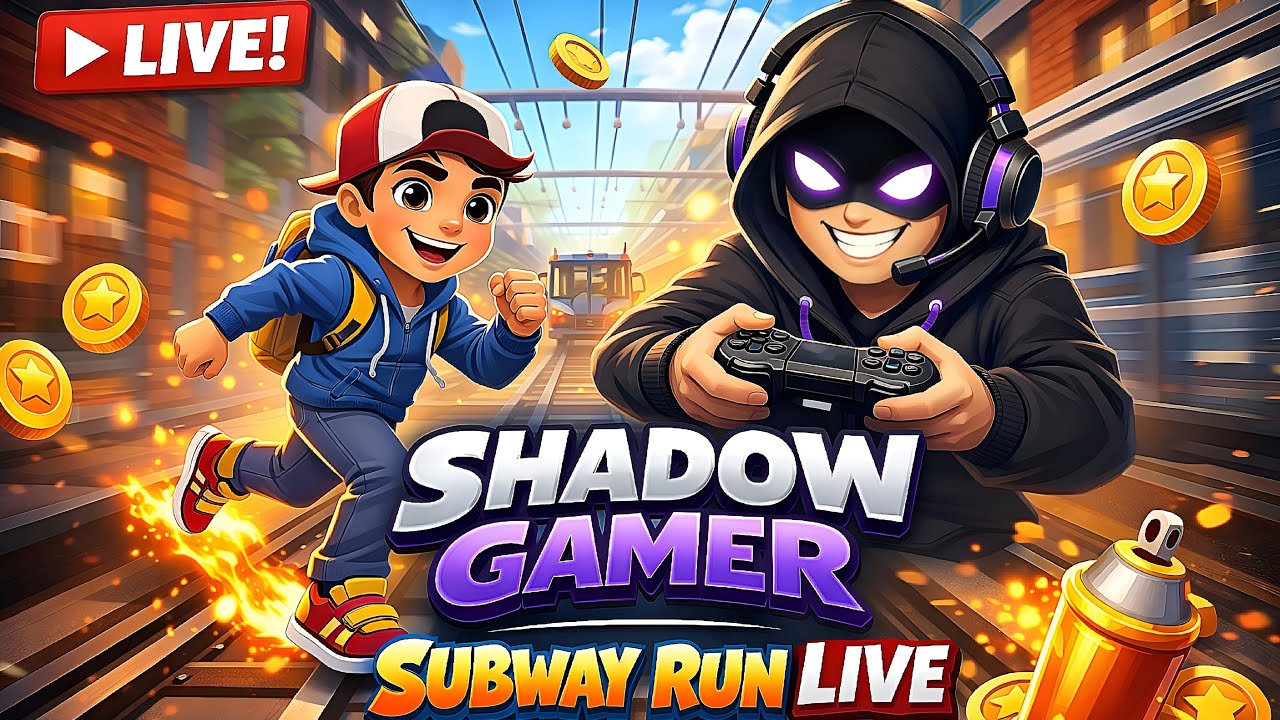 @Shadow_Gamer_02 is liveHardest Record Break challenge😱SubwaySuferlivestrem😎#shrots#live#subwaysufer