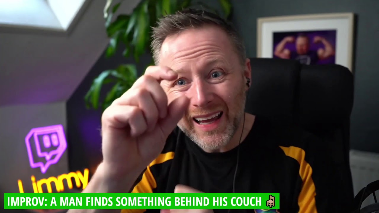LIMMY - Improv: A Man Finds Something Behind His Couch