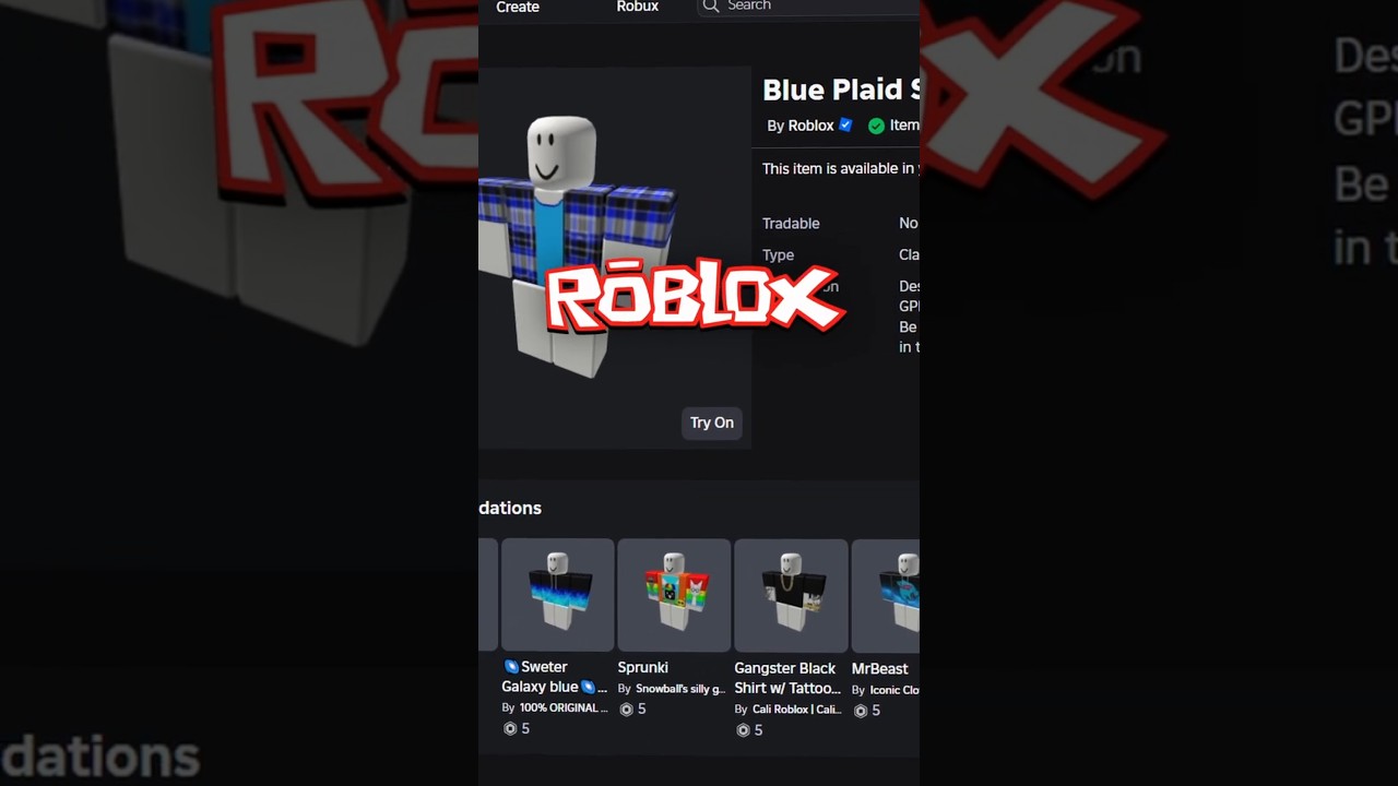 Roblox STOLE this shirt.