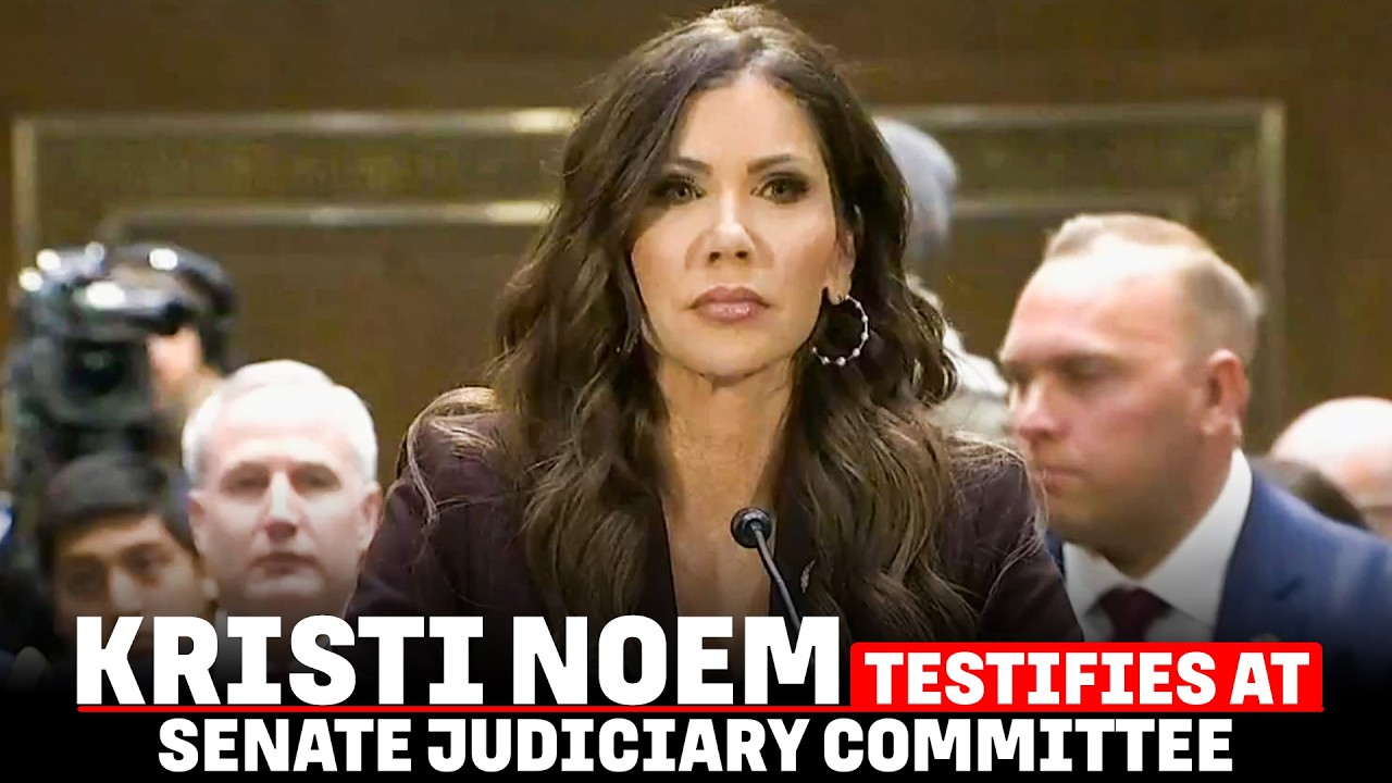 WATCH LIVE: DHS Secretary Kristi Noem testifies before senate Judiciary Committee |USA |Trump