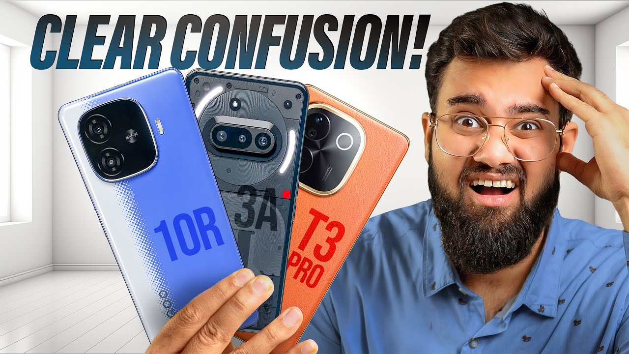 iQOO Neo 10R vs iQOO Z9s Pro vs Nothing 3a vs Vivo T3 Pro - Best Phone Under ₹30,000