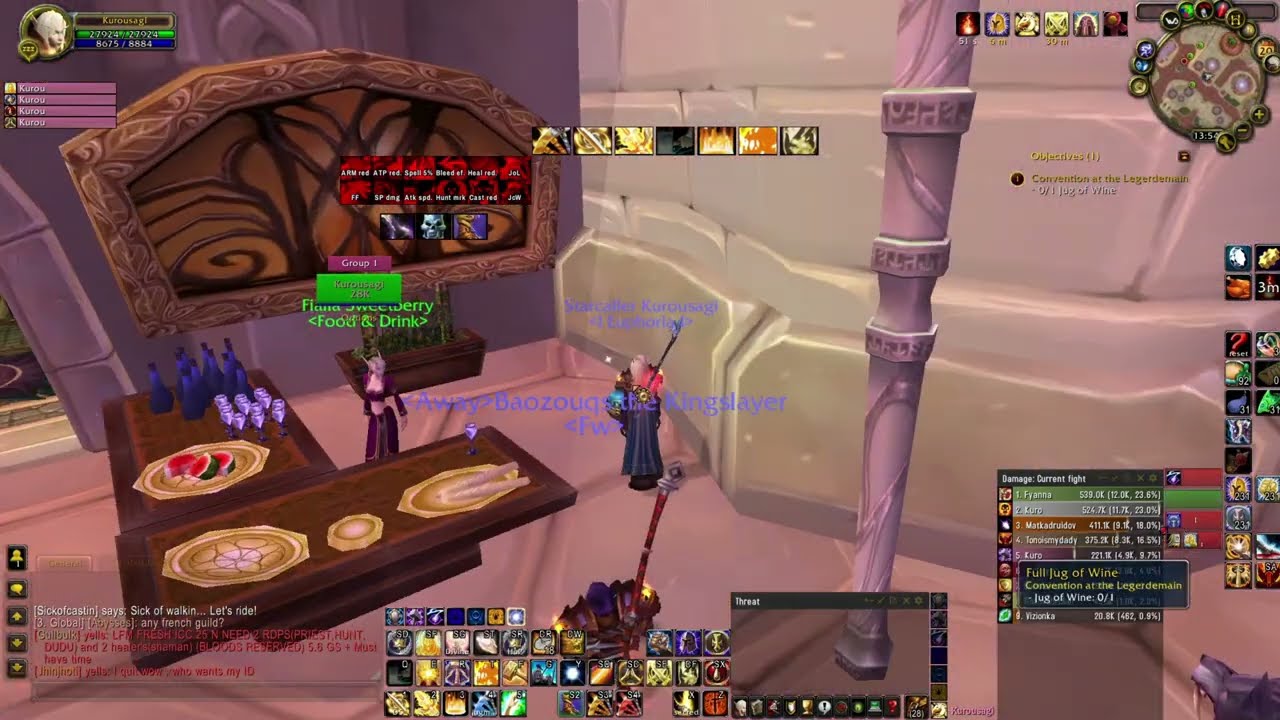 Convention at the Legerdemain: Daily Cooking Quest (WOTLK) 🥘🍷