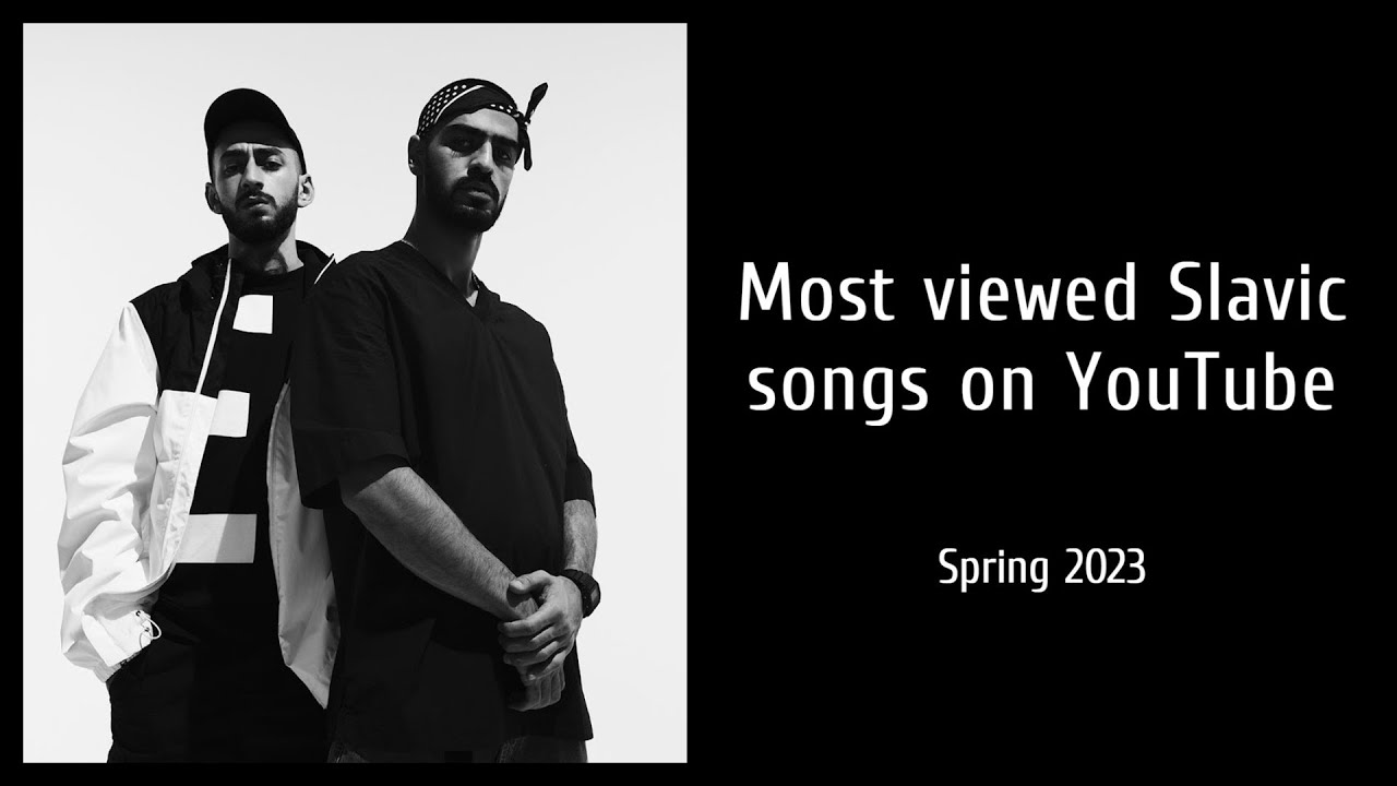 Top 200 Most Viewed Slavic Songs on Youtube - Spring 2023