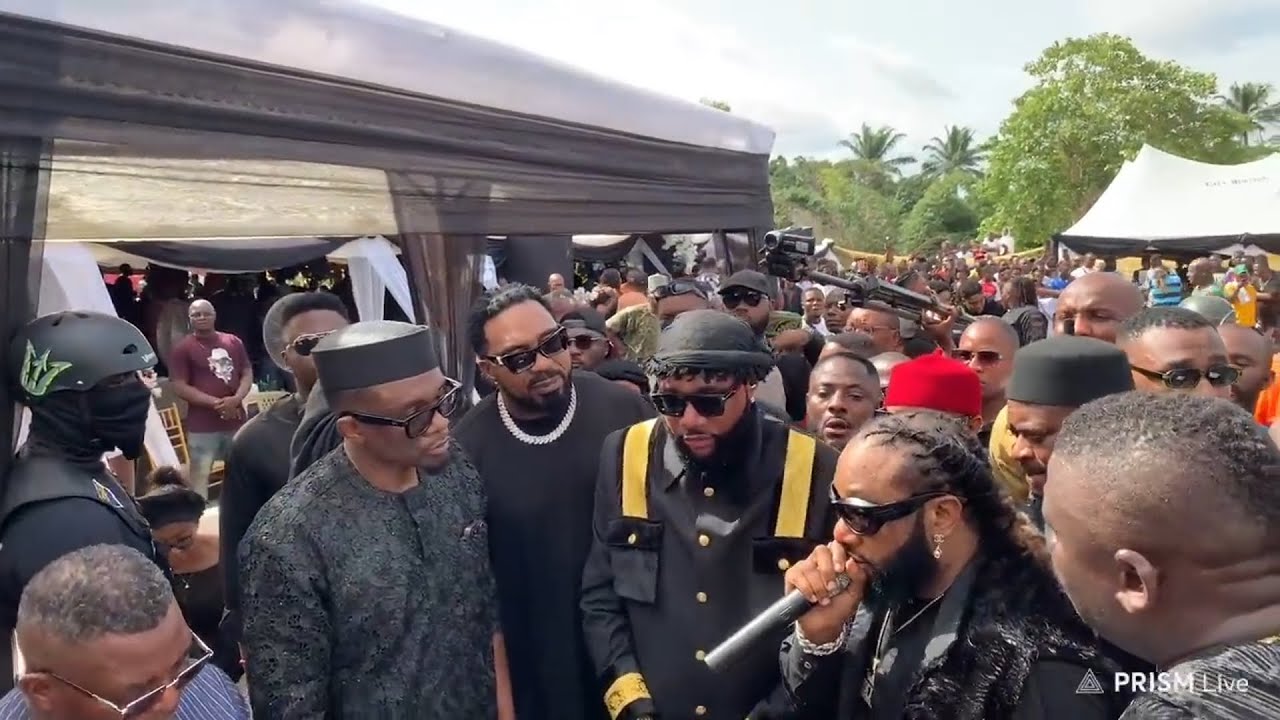 E Money and KCee promised financial help to Jnr Pope's wife and children