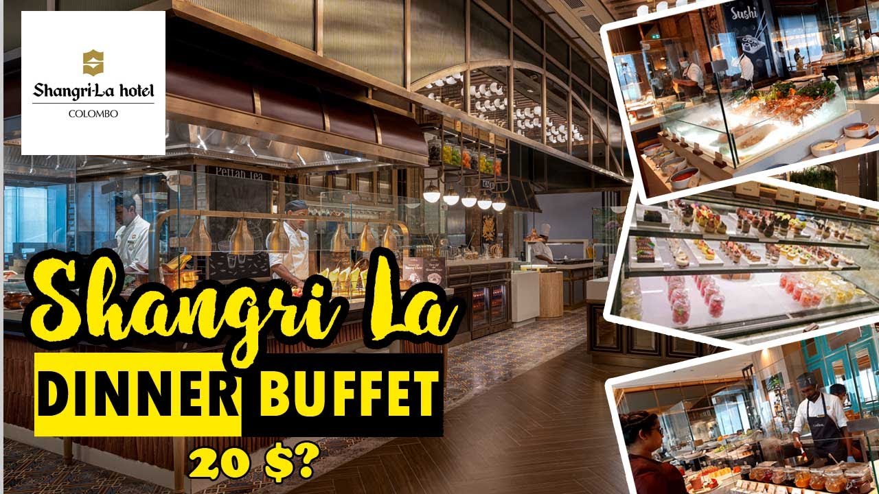 Shangri La Colombo Dinner Buffet | ඕන තරම් බෙදන් කන්න | @ashee-Vlogs