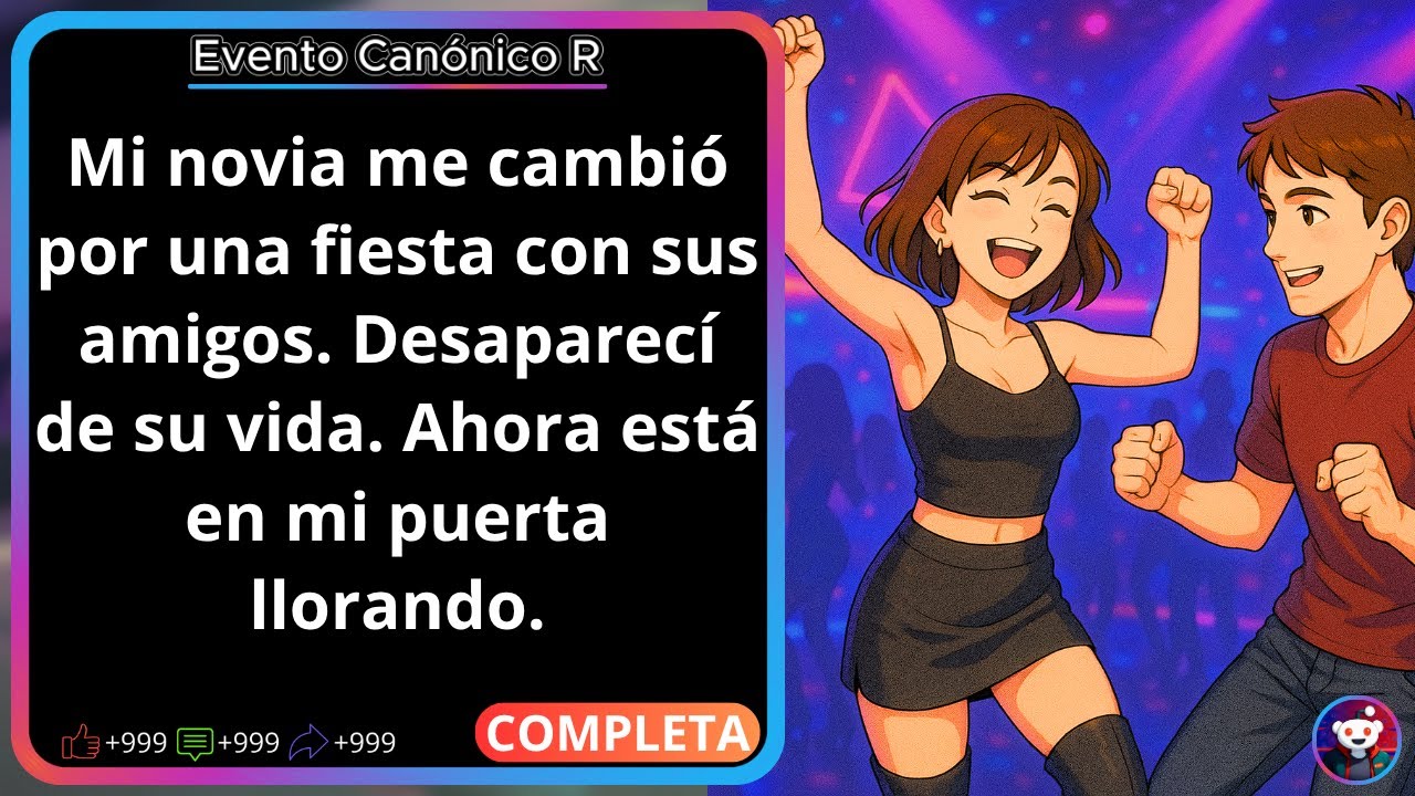 Ella me cambió por una fiesta con sus amigos. Desaparecí de su vida Ahora está en mi puerta llorando
