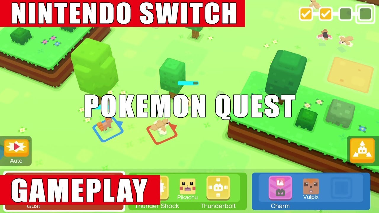 Pokemon Quest Nintendo Switch Gameplay