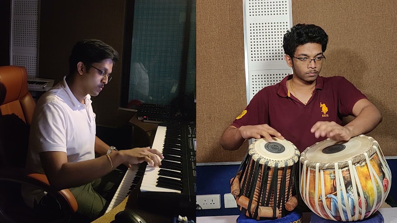 Oru Murai Vanthu - Manichitrathazhu - Keyboard Tabla Cover by Anandhu Shaji & Aphin Shaji
