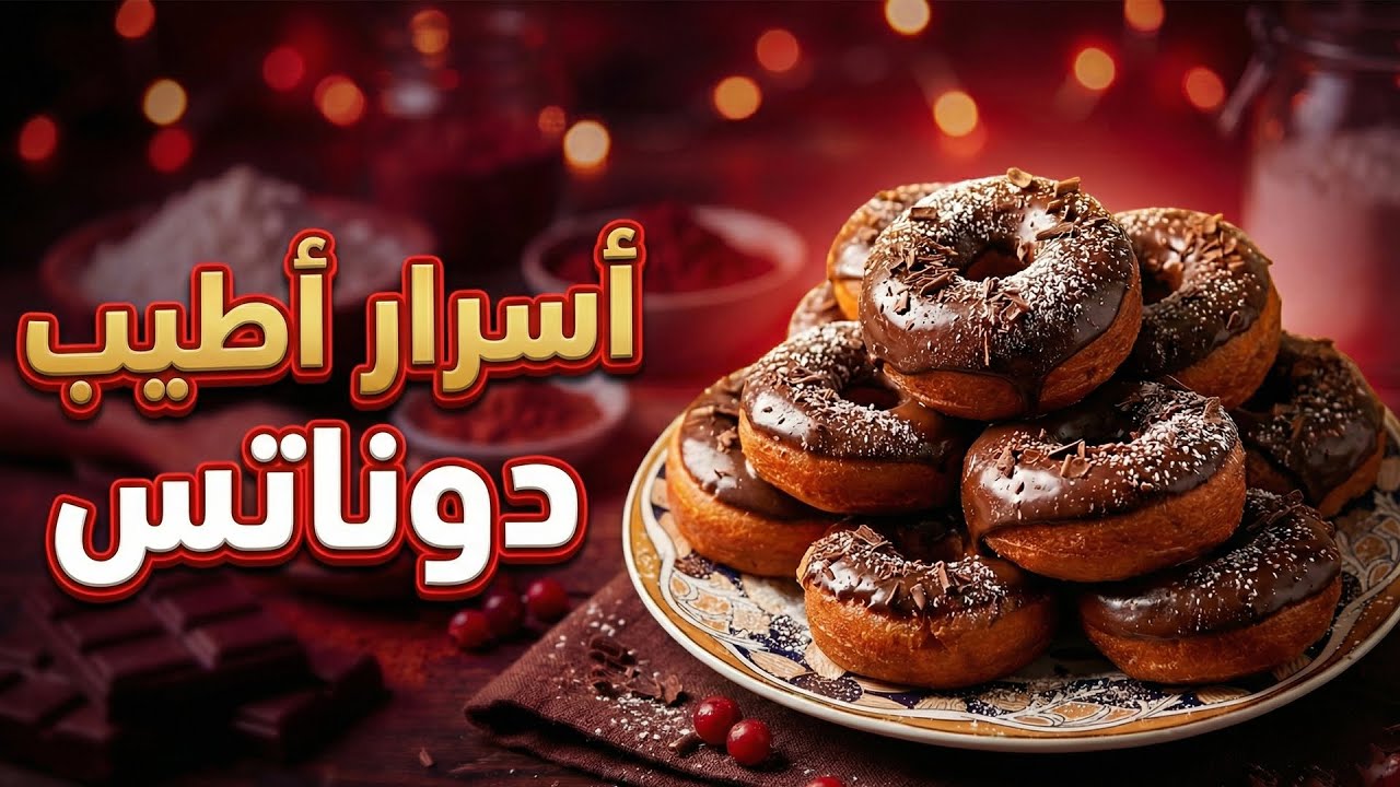 طريقة عمل دونات سهلة وسريعة 🍩 ألذ وصفة ناجحة 100%