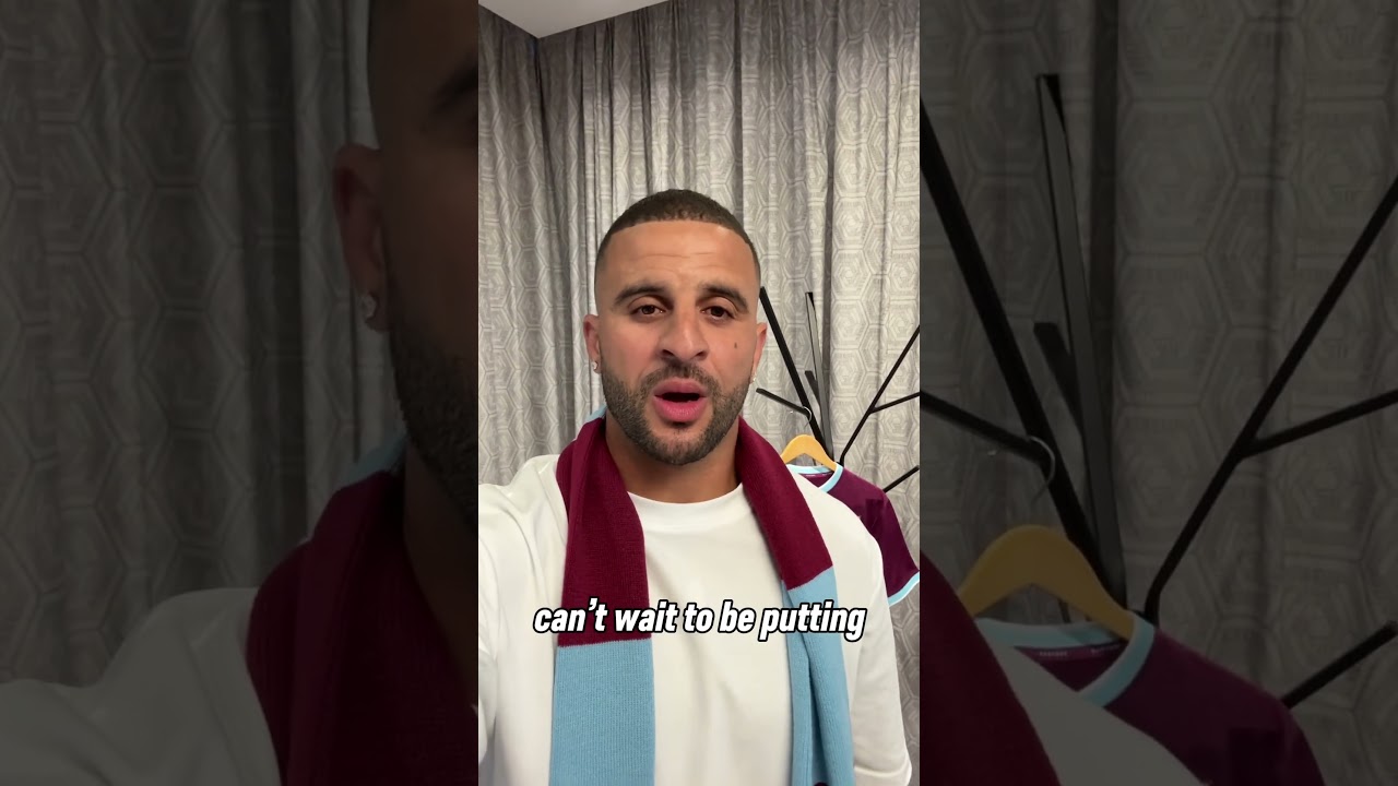 Kyle Walker with a message for Burnley fans after joining the club 📱 #burnleyfc #football