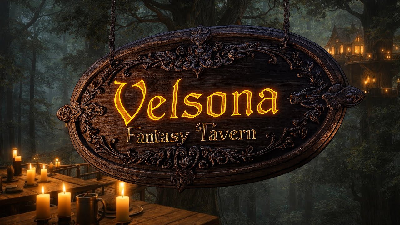 Velsona Fantasy Tavern 🍺 | Mittelalterliche Tavern Musik zum Entspannen & Eintauchen