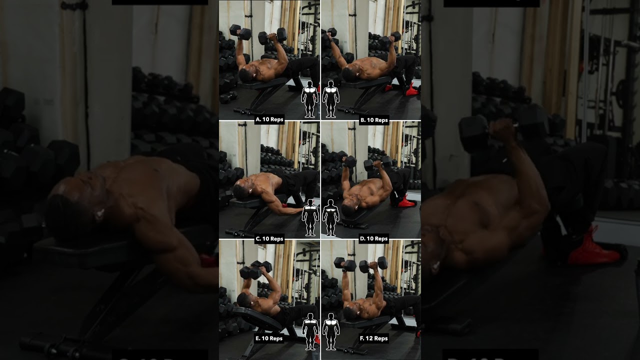 Dumbbell Chest Workout To Build & Burn #chestworkout