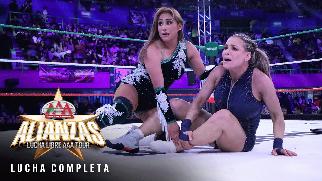 LUCHA COMPLETA: Natalya y Faby Apache vs. Flammer y La Hiedra | Lucha Libre AAA