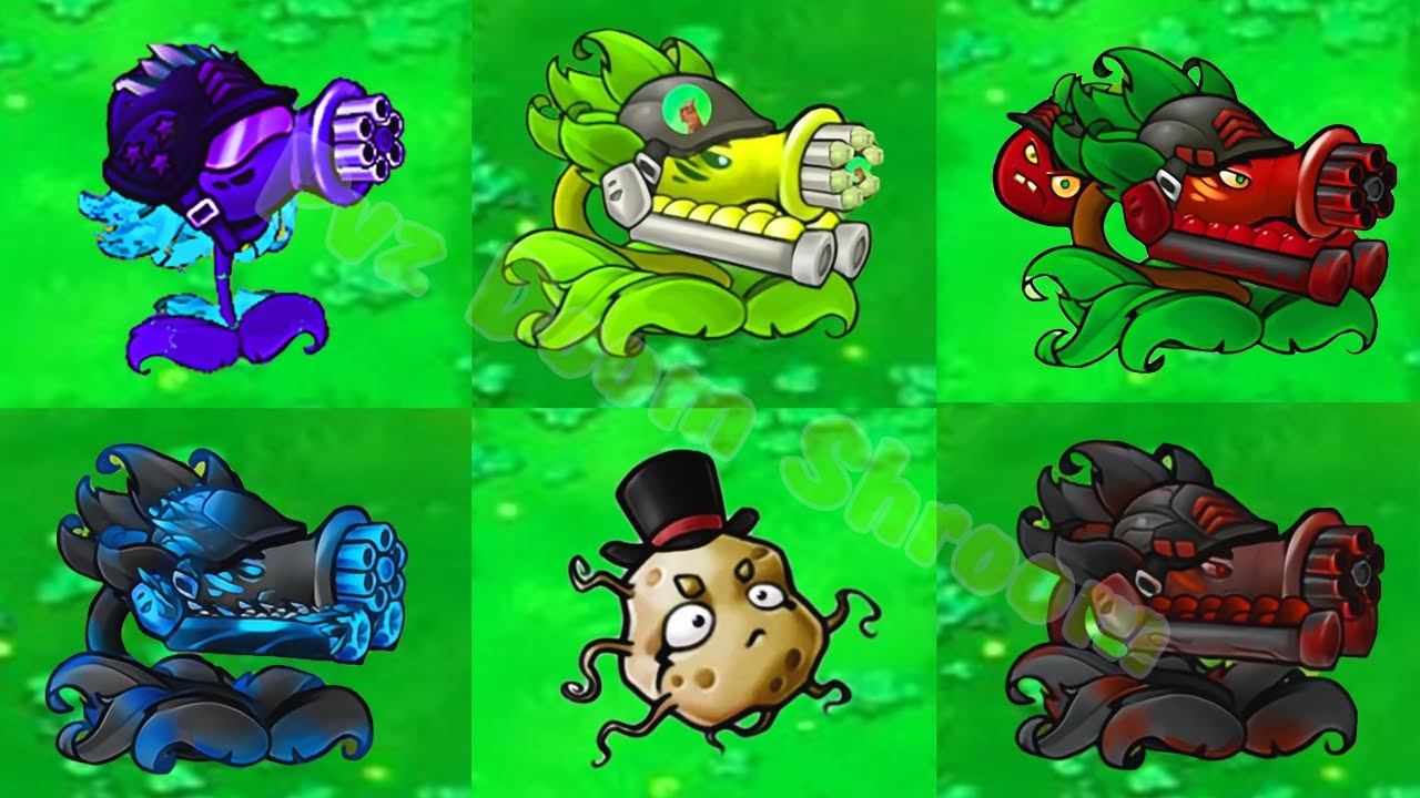 PvZ Fusion Download: Machine Turret Family & Fire Commando Combo vs All Mini Zombie Bosses