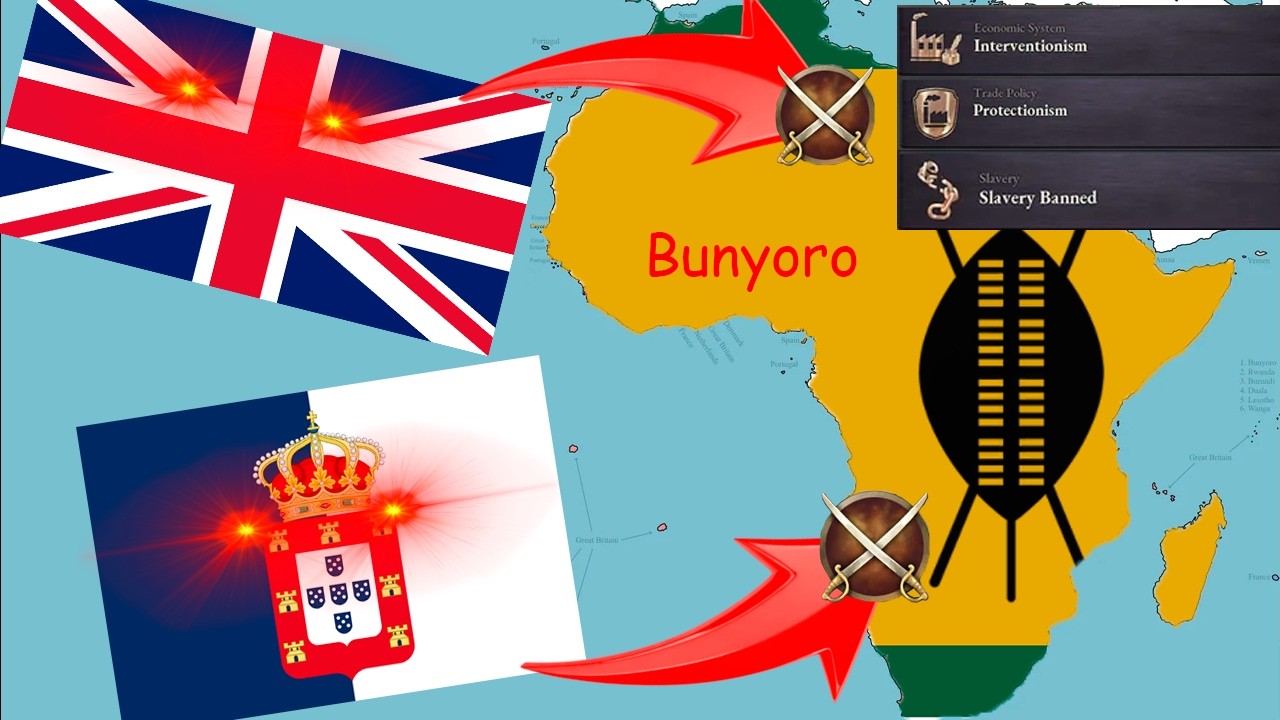 A África NÃO é mais Primitiva!! | Victoria 3 – Bunyoro