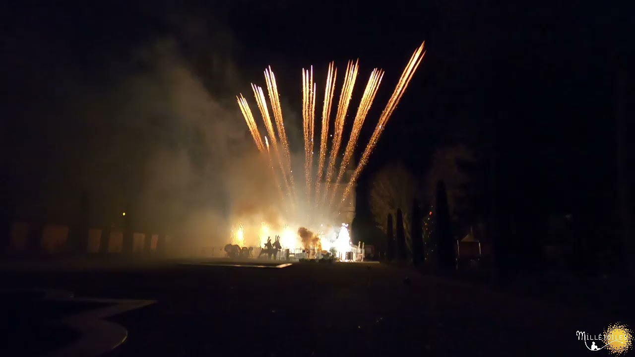 Feu d'artifice du marché de Noël de Courthezon