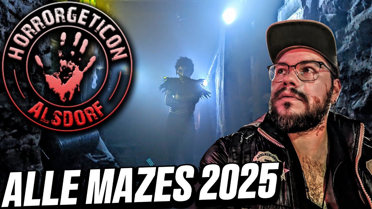 Die KRASSESTE Halloween Experience in NRW?! - HORRORGETICON Alsdorf 2025 Vlog | ALLE MAZES