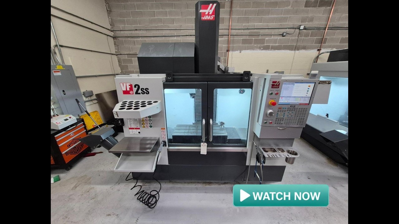 Late Model Precision CNC Machinery Lot 250 - 2021 HAAS VF-2SS SUPERSPEED CNC VMC W/ RENISHAW PROBING