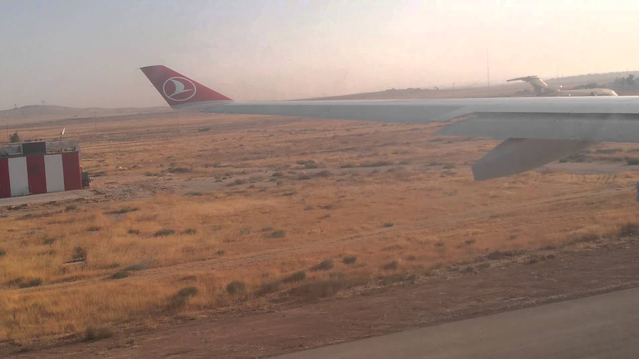 TÜRKİSH AİRLİNES A330 TAKE OFF AMMAN - İSTANBUL 14 - 7 / 2015