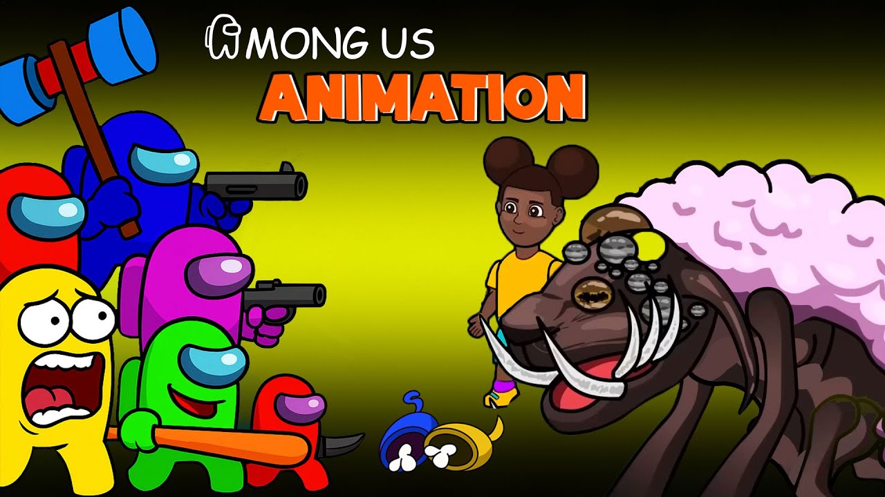 어몽어스 | Among Us VS  AMANDA THE ADVENTURER 2 Characters | AMONG US FUNNY ANIMATION