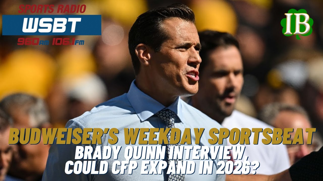 Budweiser's Weekday Sportsbeat: Francis Brewu Commits To Notre Dame And Brady Quinn Interview