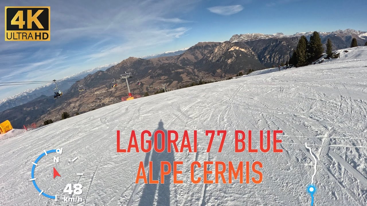 ⛷️ Lagorai 77 BLUE, Alpe Cermis 4K