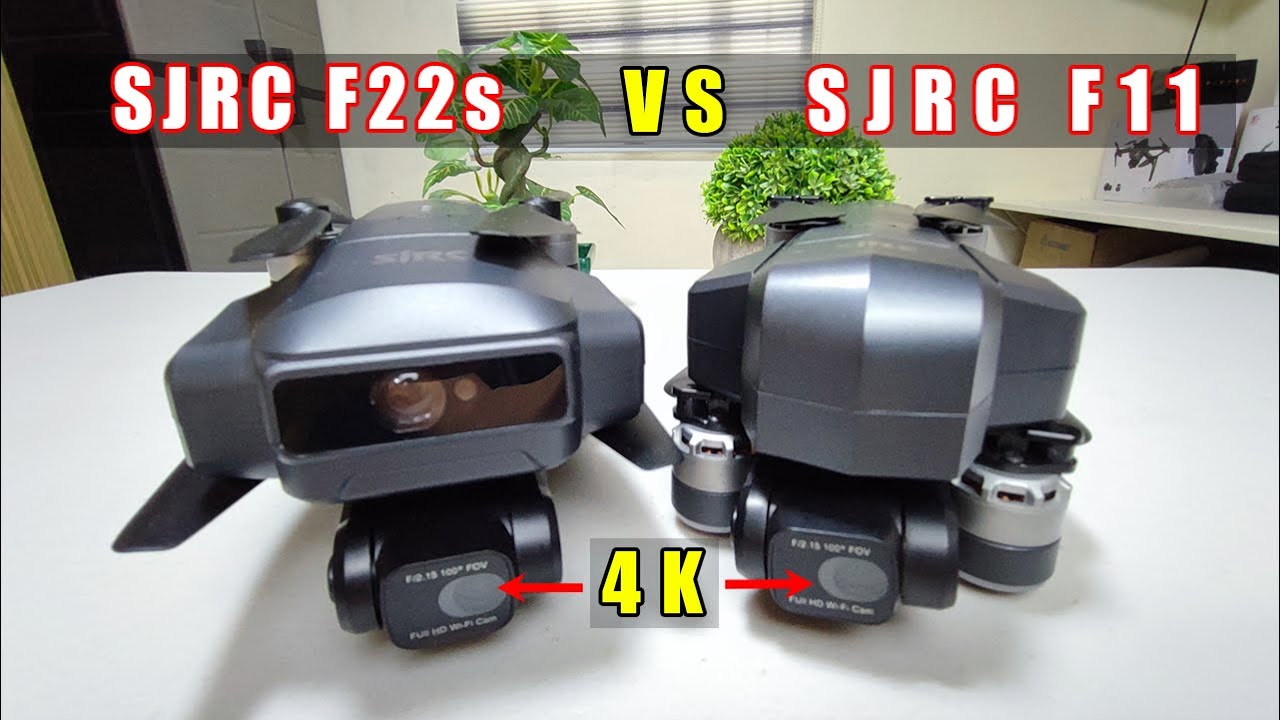 SJRC F22s vs SJRC F11 SHORT VIDEO CAMERA COMPARISON | SUNSET & NIGHT FLIGHT | WIND STABILITY TEST |