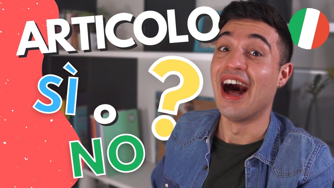 Quando Usare l'ARTICOLO in Italiano (ita audio with subs)