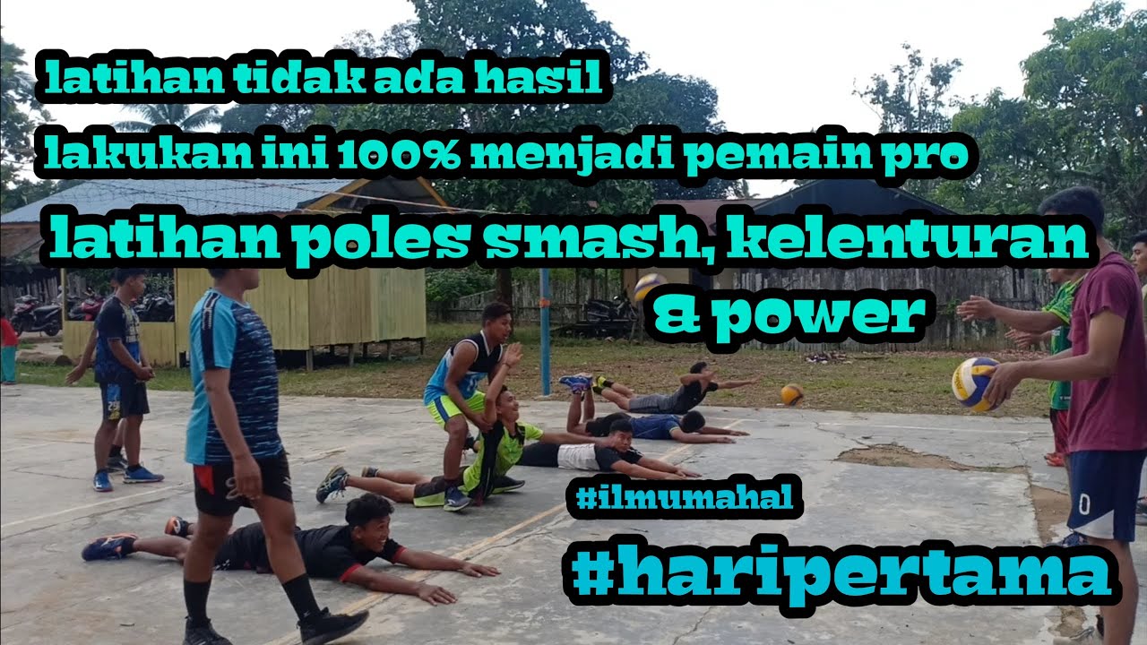 latihan poles voli || 100% menjadi pemain pro
