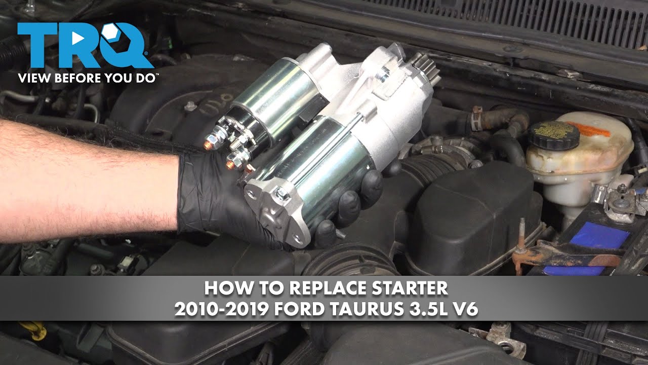 Как заменить стартер на Ford Taurus 3.5L V6 2010-2019 годов выпуска