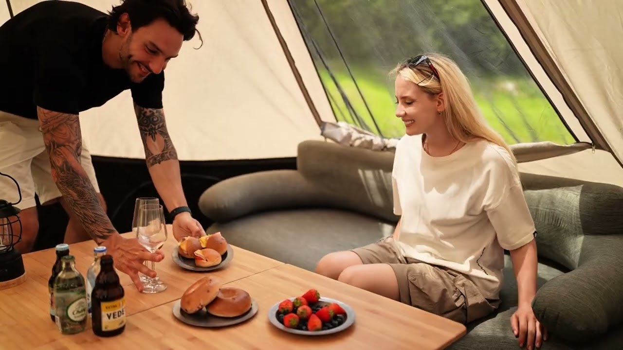 KingCamp Khan Villa 4-Season 4-6 Person Bell Tent🚙⛺️🌲