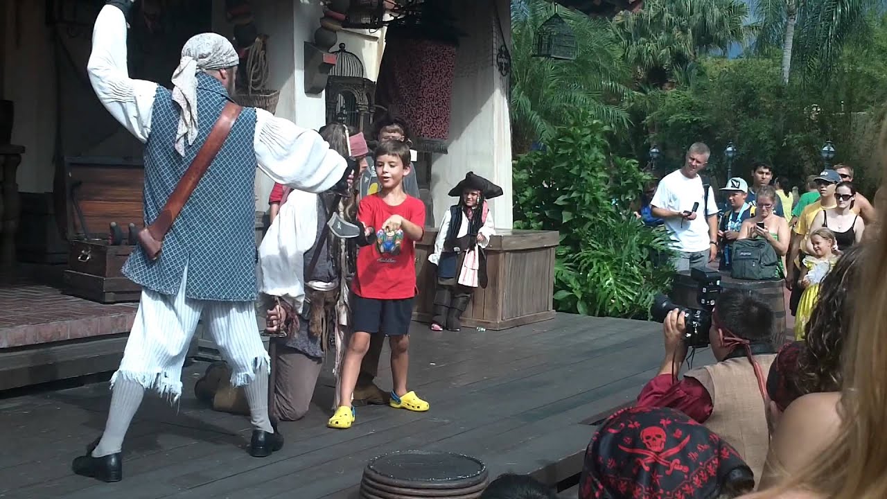 Magic Kingdom Pirate League With Jack Sparrow.MOV