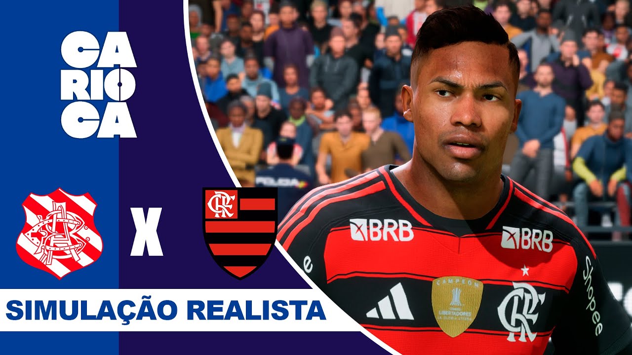 BANGU X FLAMENGO | Campeonato Carioca 2026 | Simulação Realista