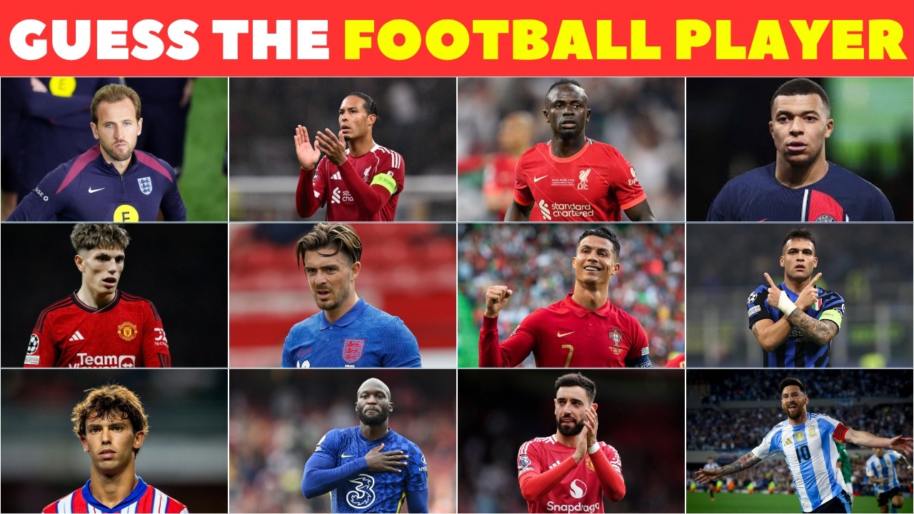 Guess the Football Player by the Image ⚽🔥