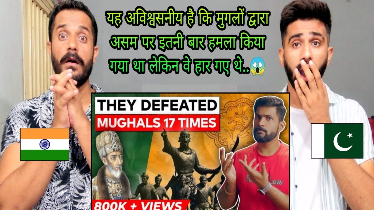 How Mughals were defeated😱 in Assam | Ahom Empire | Reaction to Usama with khizar