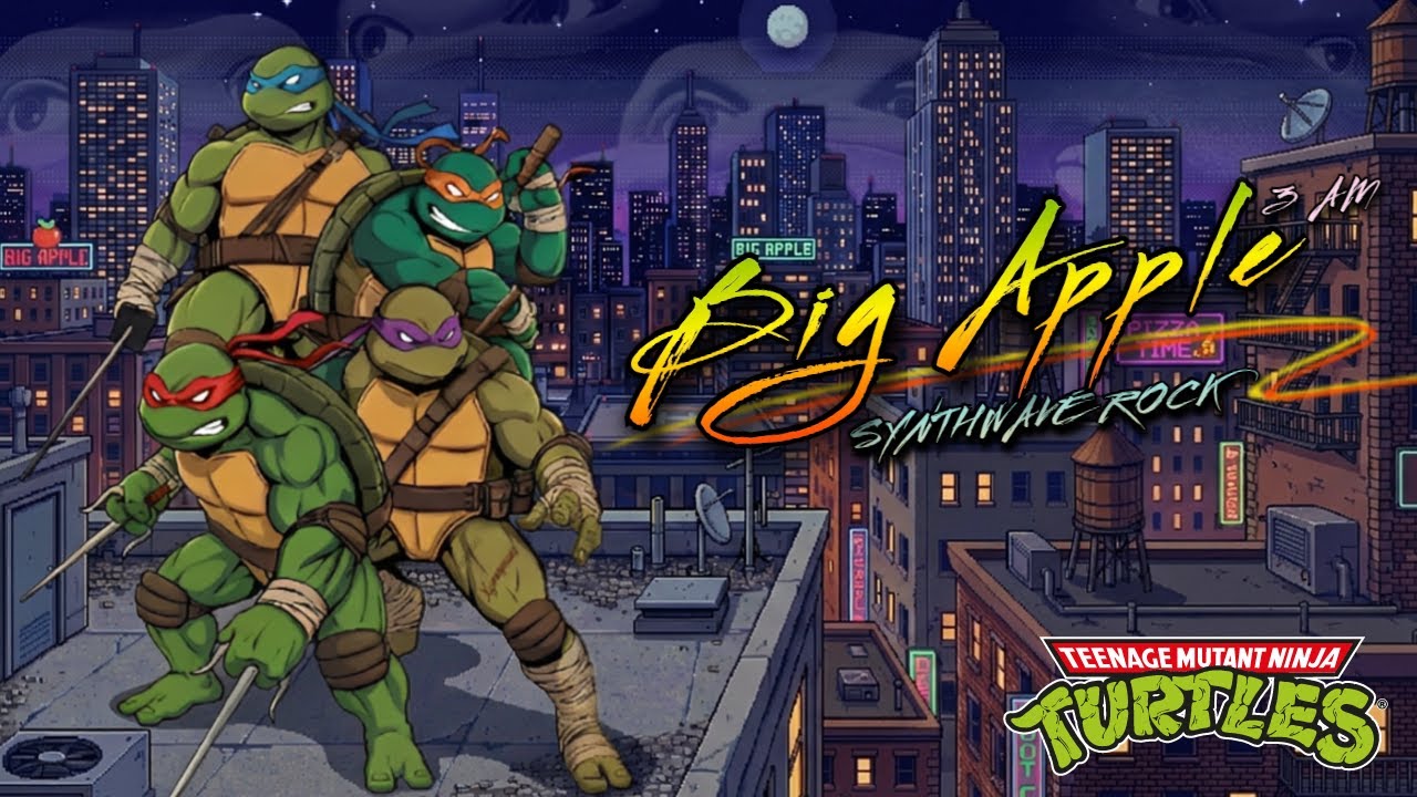 Xynapsis - Big Apple 3 A.M. | A TMNT Synthwave Rock Remix (Music Video)