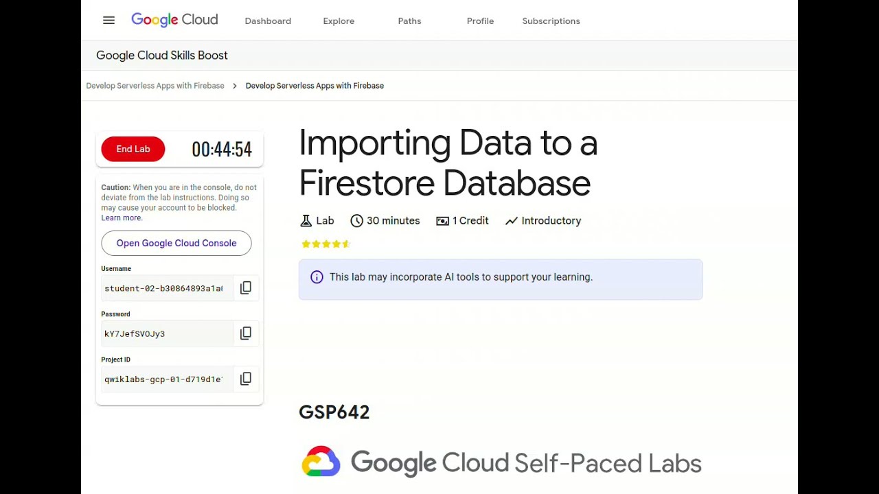 Creating PDFs with Go and Cloud Run - GSP762 - New 2025
