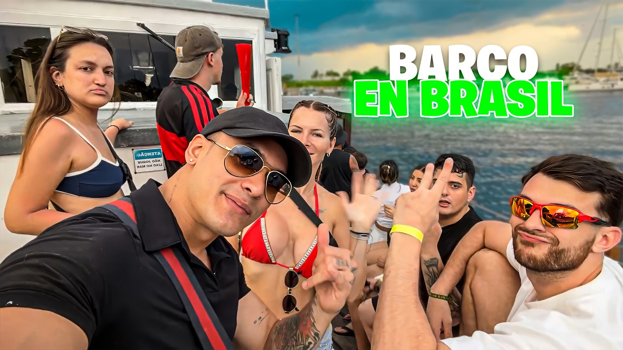 FUÍ DE RUMBA A UN BARCO EN BRASIL 🔥😲