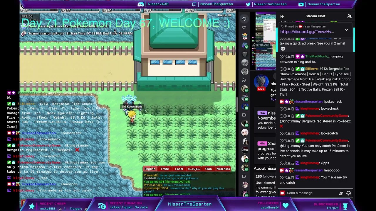 PokeNexus Day 67, first Pokémon game ever! | !discord for COMMUNITY SERVER (Part 1/2)