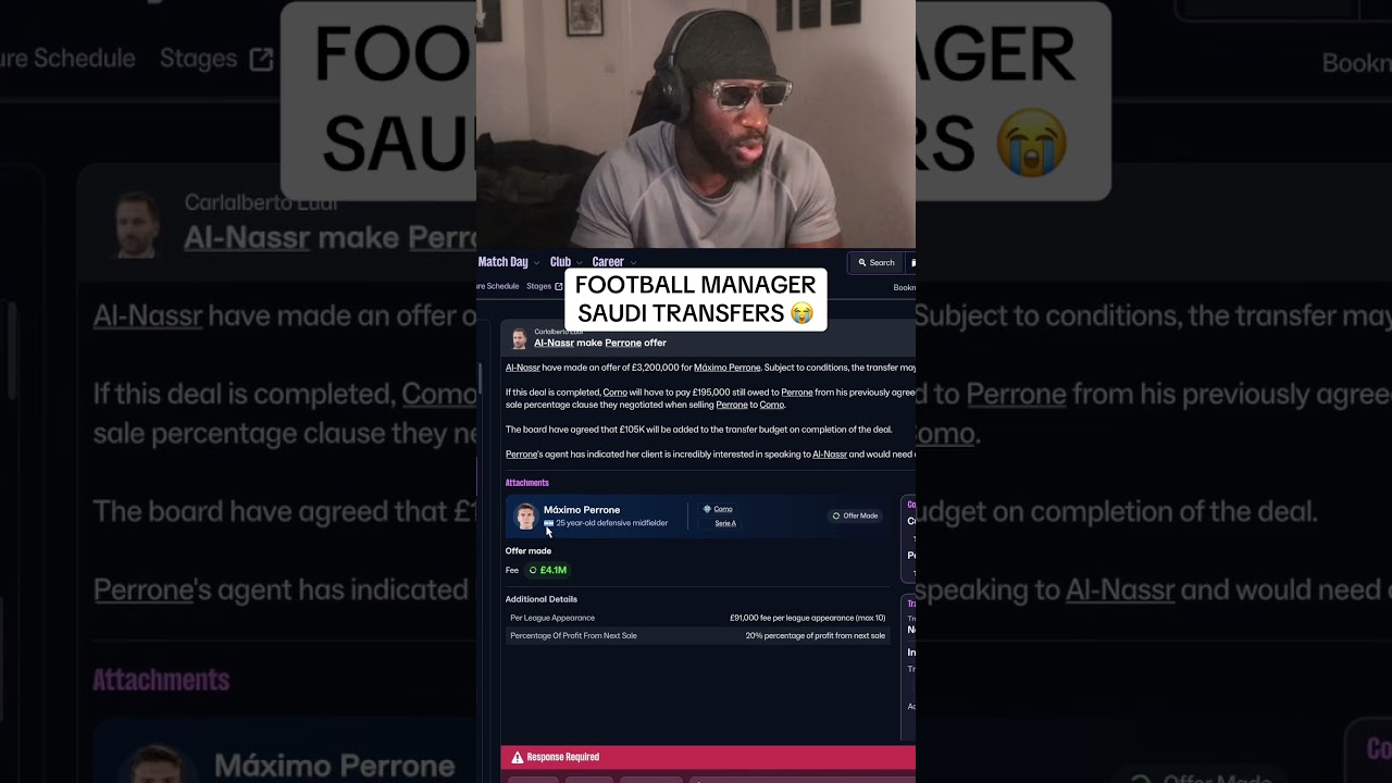 Саудовские трансферы в Football Manager 😭 #футбольныйменеджер #трансферы #fm26 #деньги
