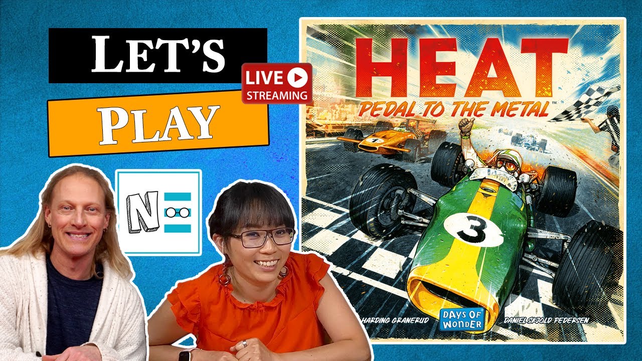 Let's Play HEAT: PEDAL TO THE METAL - Live Board Game Playthrough & Review e159