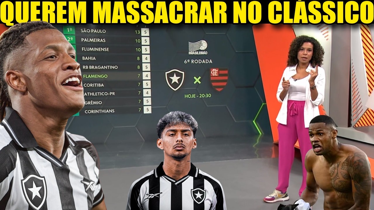 GLOBO ESPORTE BOTAFOGO! VAI AVANÇAR NA TABELA, REFORÇOS E SAÍDA! NOTÍCIAS DO BOTAFOGO DE HOJE