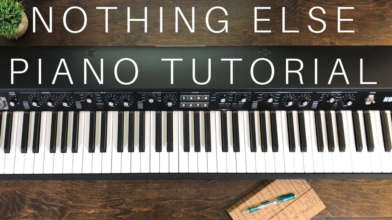 Nothing Else Piano Tutorial W/Chord Chart | Cody Carnes