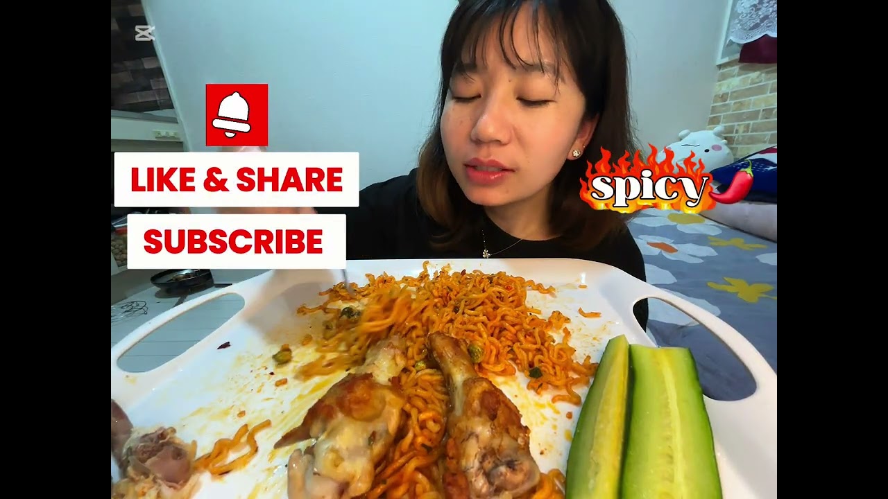 After long Time spicy 🫣❤️#mukbang #hashtag #subscribe  