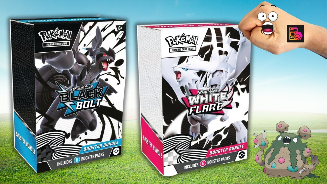 Black Bolt & White Flare Mini Booster Boxes!